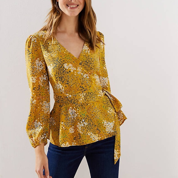 loft wrap blouse